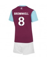 Burnley Josh Brownhill #8 Hjemmedraktsett Barn 2024-25 Korte ermer (+ bukser)